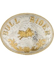 Western Express Men's Extra Large German Bull Rider Belt Buckle - FR-906