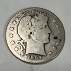 1894-S Barber Silver Half Dollar. — photo 1