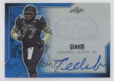 2017 Leaf Metal US Army All-American Bowl Blue 28/50 Tedarrell Slaton Auto 3r4