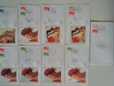 lot enveloppes premiers jours- Thème Marianne - année 1980/1990