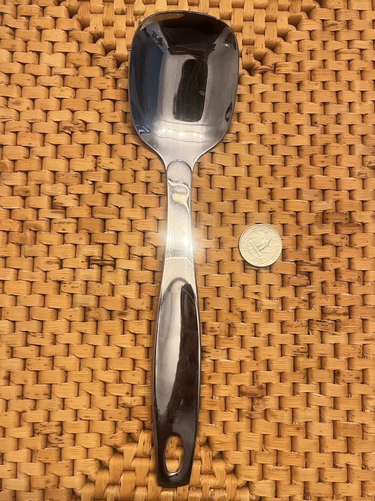 2 Oneida Large Stainless Serving Spoons Ceremonious, Wedding