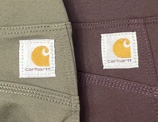 Carhartt Women’s Lot of 2 Green & Burgundy Force Fitted Leggings Pick Size NWT