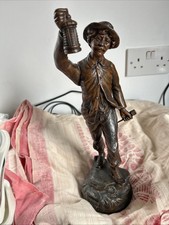 Early 20th Century Emil Fuchs "The Miner" Cast Metal Figure