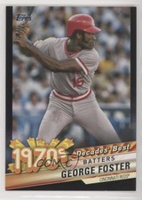 2020 Topps Decades Best Series 2 Batters Black 272/299 George Foster #DB-49 4z8