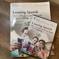 Great Courses Learning Spanish How To Understand & Speak Language DVD W/Workbook