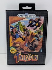 Disney's TaleSpin (Sega Genesis, 1992) Authentic - w/ Case - Tested & Working!