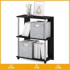 Stylish 3-Tier Open Shelving Unit Storage Display Bookcase 60 x 75.7 x 29.5cm