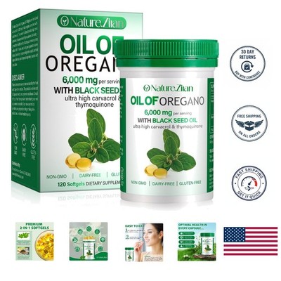 120 Softgels of Organic Oil of Oregano - Plant-Based & Cruelty-Free Wellness