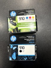 HP 910 INK BLACK and Color FREE SHIPPING