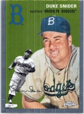2023 Topps Chrome Platinum Anniversary #405 Duke Snider Brooklyn Dodgers