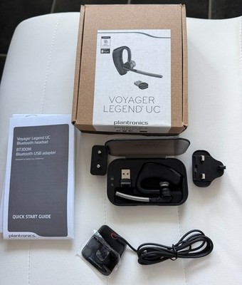 Plantronics Voyager Legend UC B235-M Bluetooth Headset BT300M Ladecase OVP