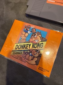 Donkey Kong Classics Nintendo Nes Game Cartridge With Manual Tested 🔥🔥🔥