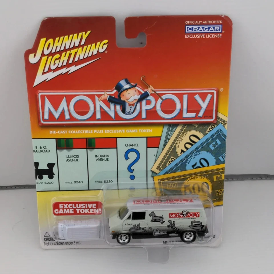 Johnny Lightning Die-Cast Monopoly Game Token 1977 Dodge Ram Van Vehicle - Image 2 of 4