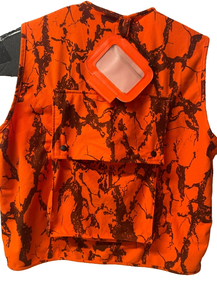 Chaleco de Seguridad Natural Gear Blaze Naranja Camuflaje Cosechadora Serie Talla L Foto 2 de 4