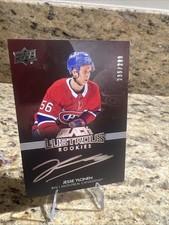 2021-22 SPx UD Black Lustrous Rookie Jesse Ylonen AUTO /299! Montreal Canadians