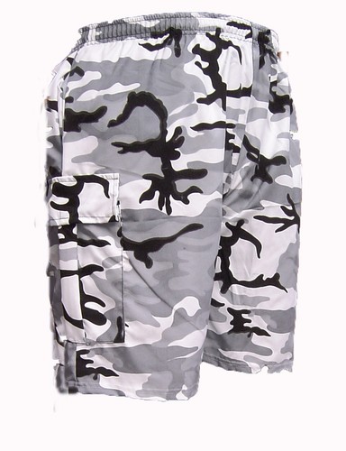 Herren Armee Cargo leichte Camouflage Outdoor Kampf Shorts Große Größe 2XL-5XL - Bild 5 von 7