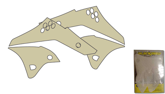 Stickers de protection Kawasaki KXF 450 2009 pour sorties tout-terrain et boue