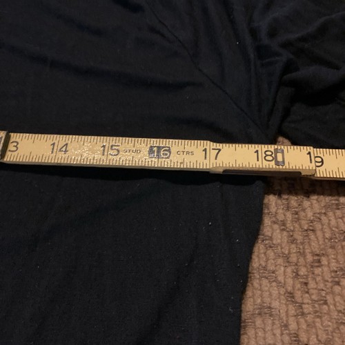 New Gaiam Long Sleeve Black Yoga Shirt With Accent “apron” - Picture 7 of 7