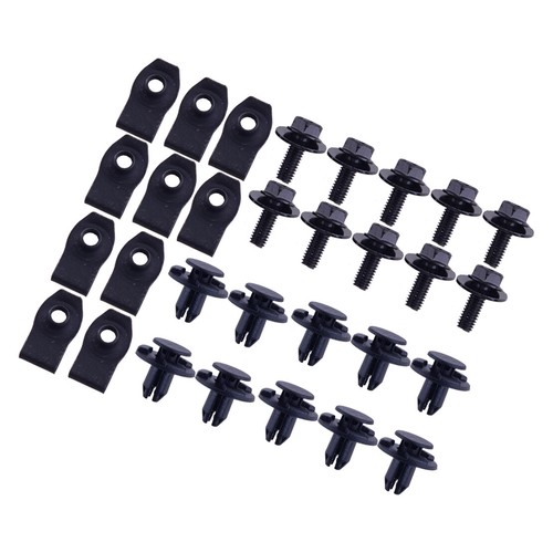 60x/Set Motorabdeckung Unterfahrschutz Schraube passt für Nissan Qashqai 14-20