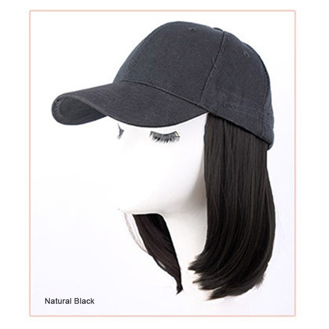 Short Bob Hair Baseball Caps Hat for Women Fashion Daily Party Hats