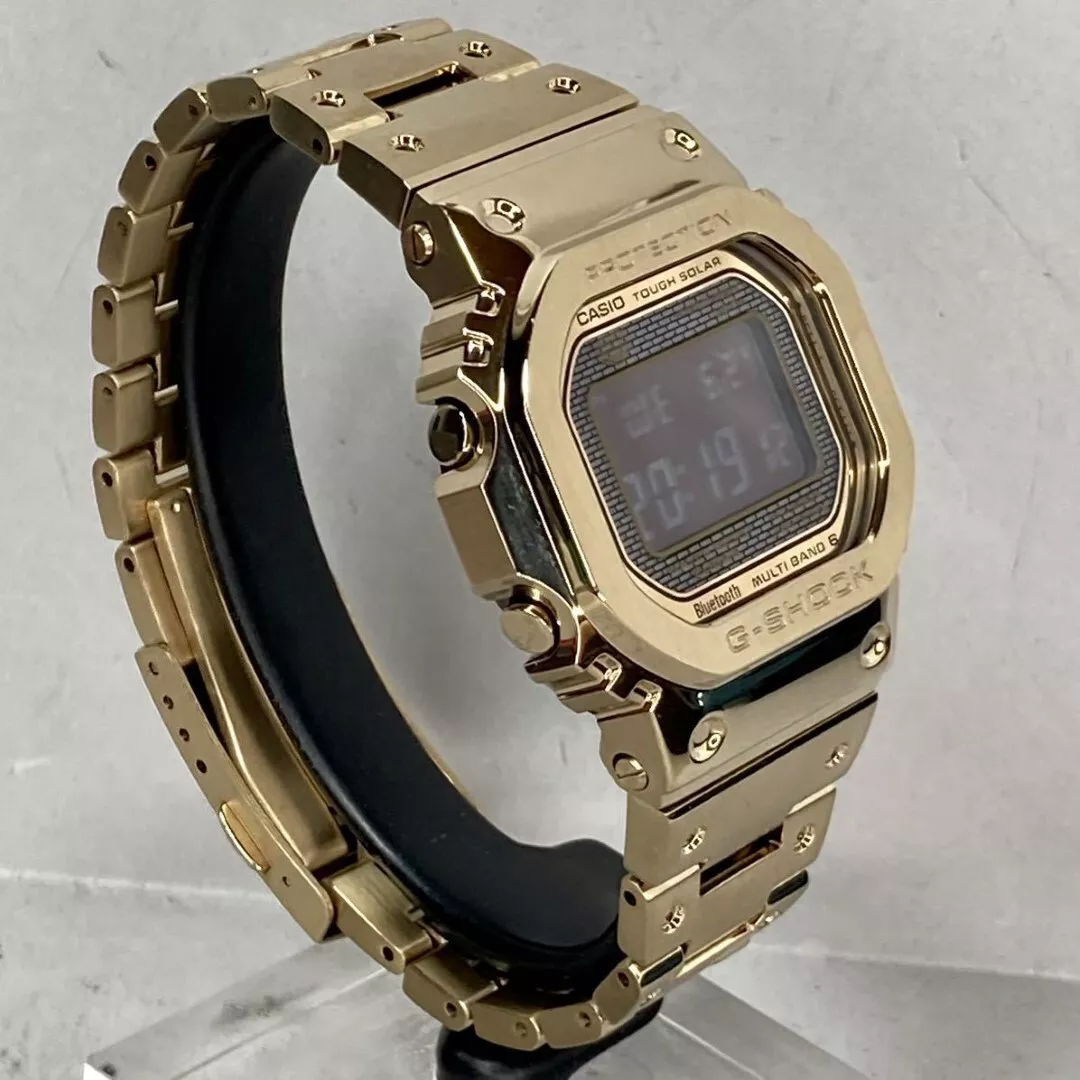 CASIO G-SHOCK Gold Metal GMW-B5000GD-9JF Solar Bluetooth Men’s watch  Fast/Ship