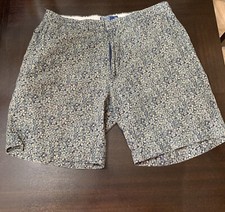VTG Polo Ralph Lauren Shorts Mens 36 Linen Blend Floral AOP Chino Casual