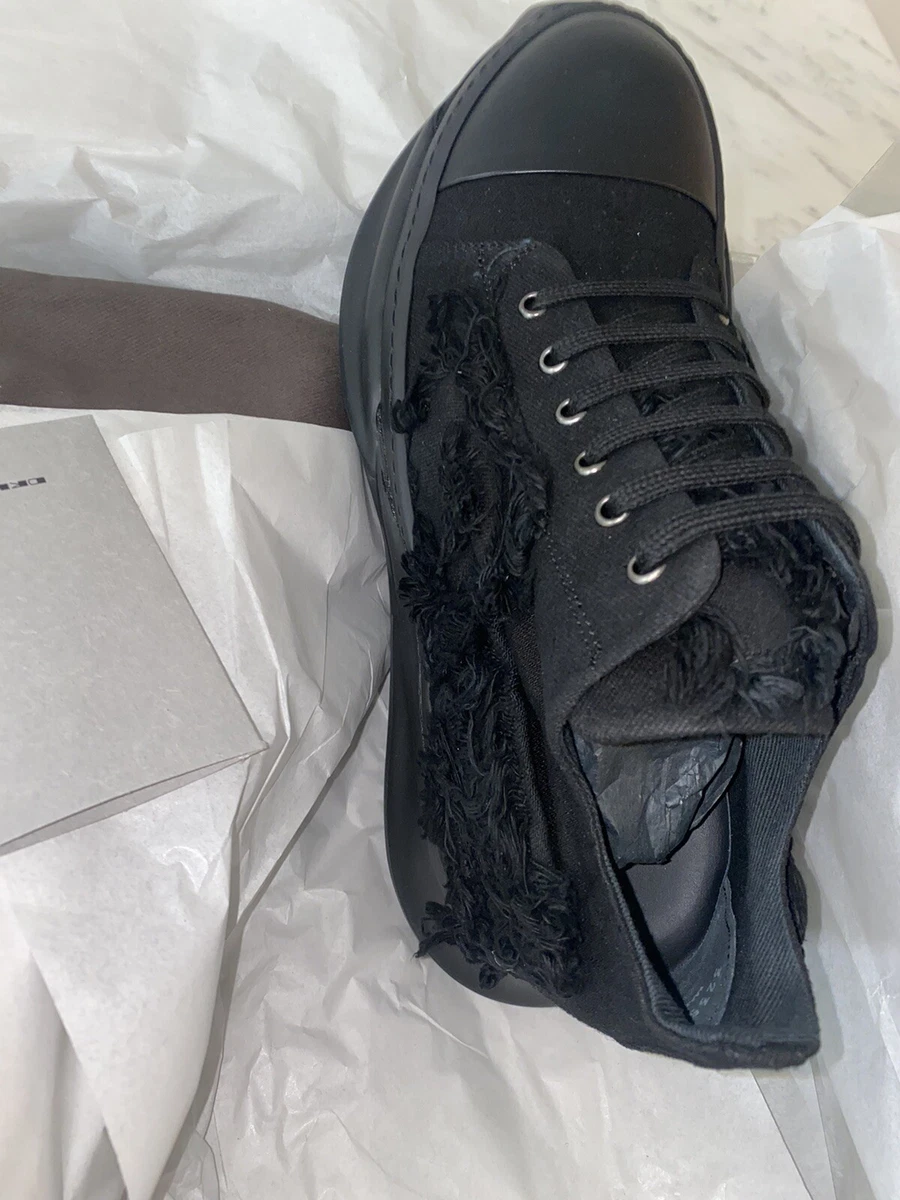 Rick Owens Drkshdw S/S 2021 Abstract Denim Tonal Distressed Low