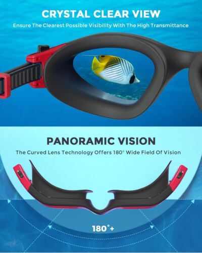 Kids Polarized Swim Goggles, 2-Pack with Anti-Fog & UV Protection for Ages 6-14 - Picture 9 of 9
