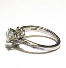 GIA 14k white gold .81ct VS1 H radiant princess diamond engagement ring 3.4g 6 — photo 4