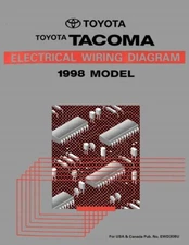 1998 Toyota Tacoma Wiring Diagrams Schematics Layout Factory OEM