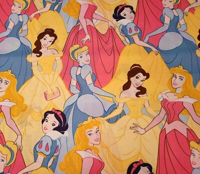 Disney Princess BTY Springs Industries Snow White Cinderella Packed