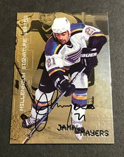 Jamal Mayers Blues Signed 1999-2000 ITG BAP Card #206 Auto Autograph
