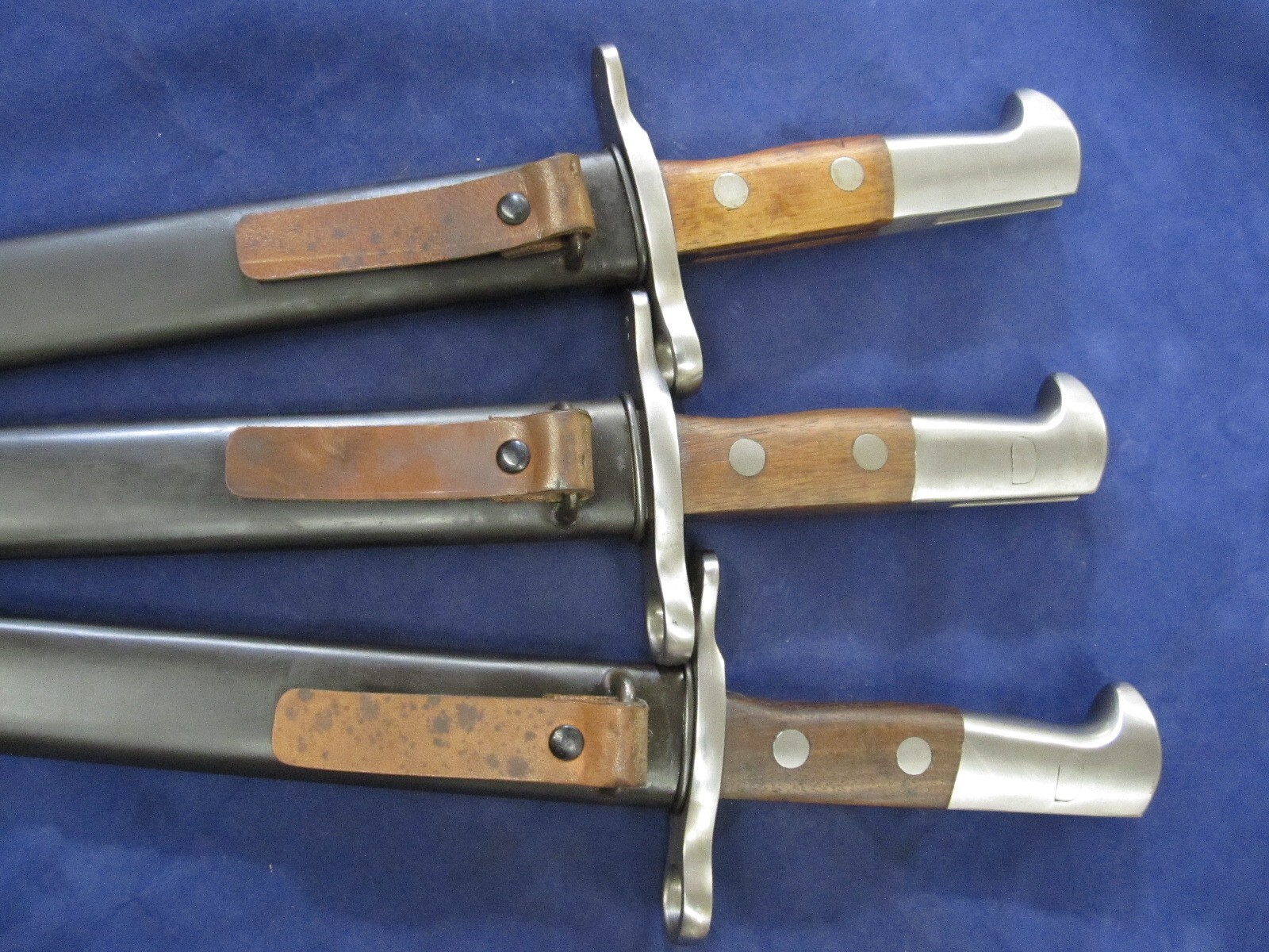 One Swiss K31 Bayonet with Scabbard - No Serials, Unissued - Blemished ...