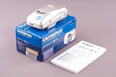 Olympus Mju III 115 35mm Point & Shoot Film Camera BOX | eBay