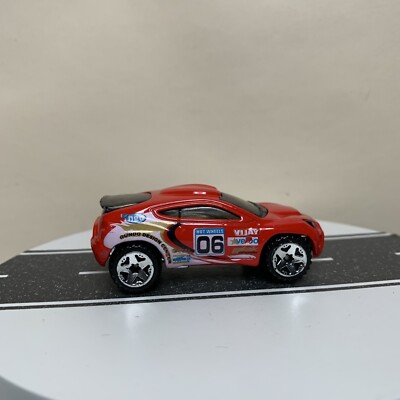 2006 Hot Wheels Off Road Warriors Toyota RSC Rally Car Red w/Dakar Livery 1:64 