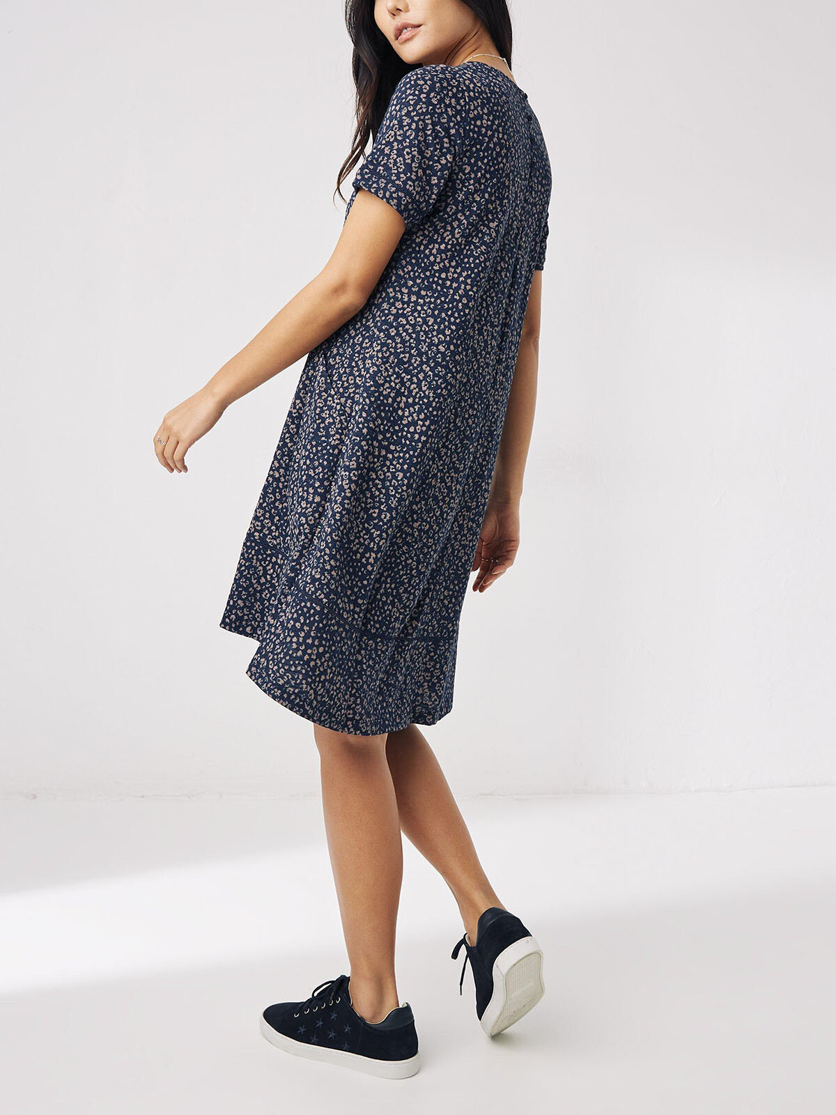 Fat Face Simone Dress Animal Print Jersey Sizes 6 8 10 12 16 18 STRETCH