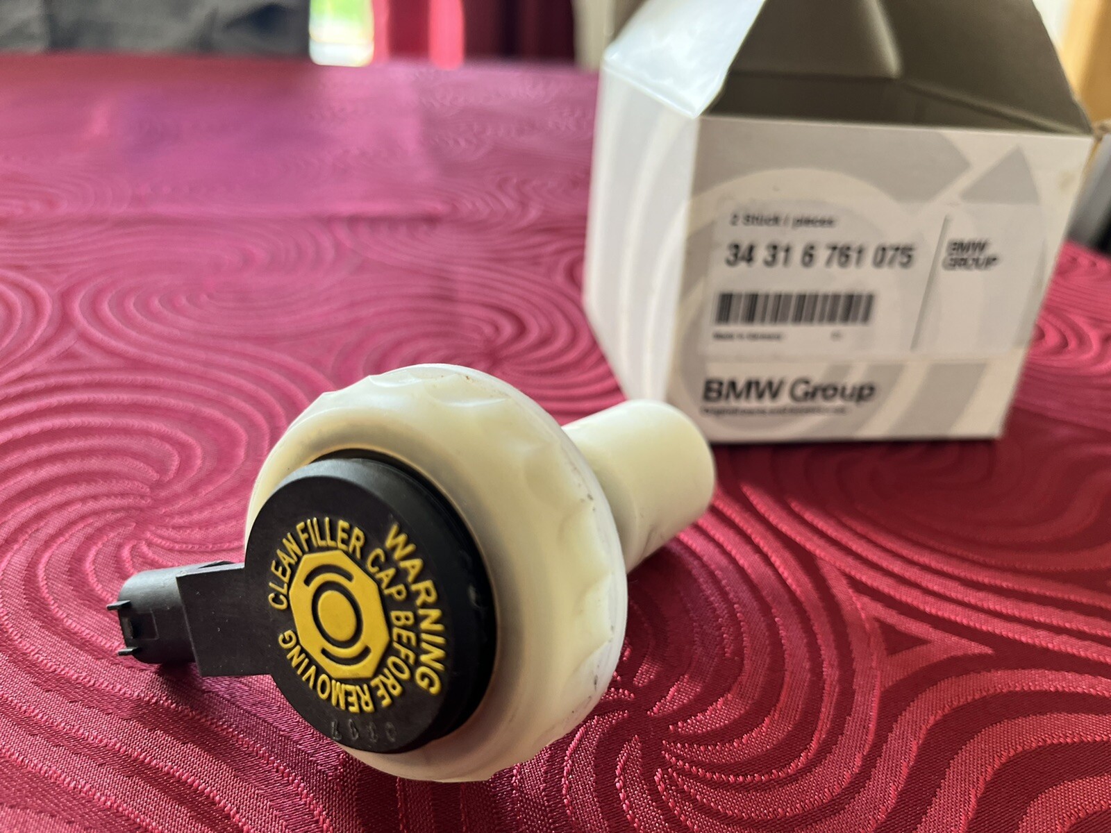 NEW! BMW E60 E63 E64 5 6 Series Brake Fluid Reservoir Cap 34316761075