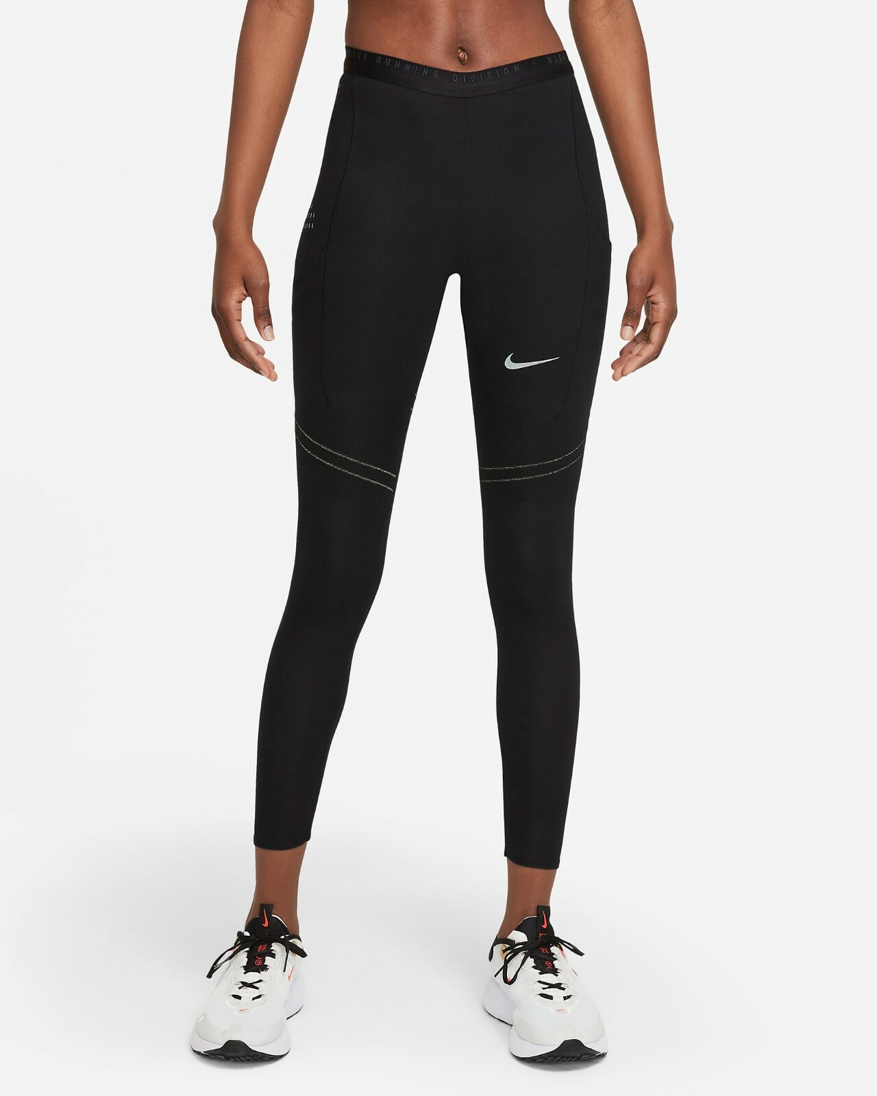 Nike Dri-Fit ADV Run Division Epic Luxe Mid-Rise Engineered Running DD5211-Sz L