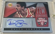 2014-15 Totally Certified Select Few Signatures Ralph Sampson! Serial#  /49! HOF
