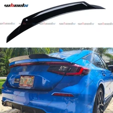 For 22-25 Civic Hatch Yofer V3 Gloss Black HighKick Duckbill Trunk Spoiler Wing