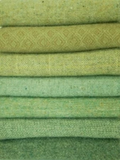 HAND DYED RUG HOOKING WOOL Mill-Dyed ~ "SAVANNAH TIDE-II" (7-pc Collection)