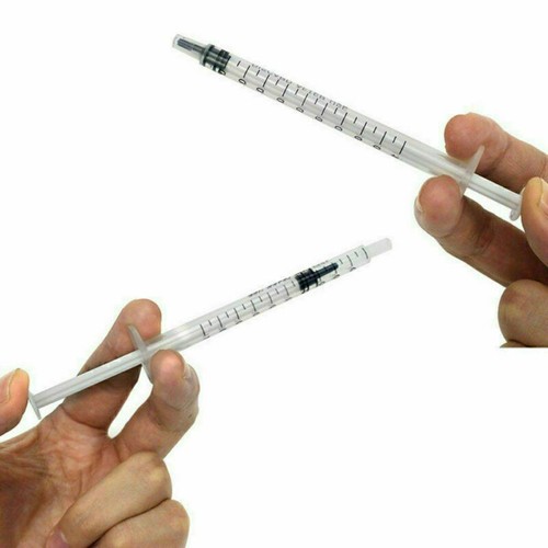 100 siringhe per dosaggio fine siringa per insulina siringa monouso da 1 ml siri - Foto 5 di 8