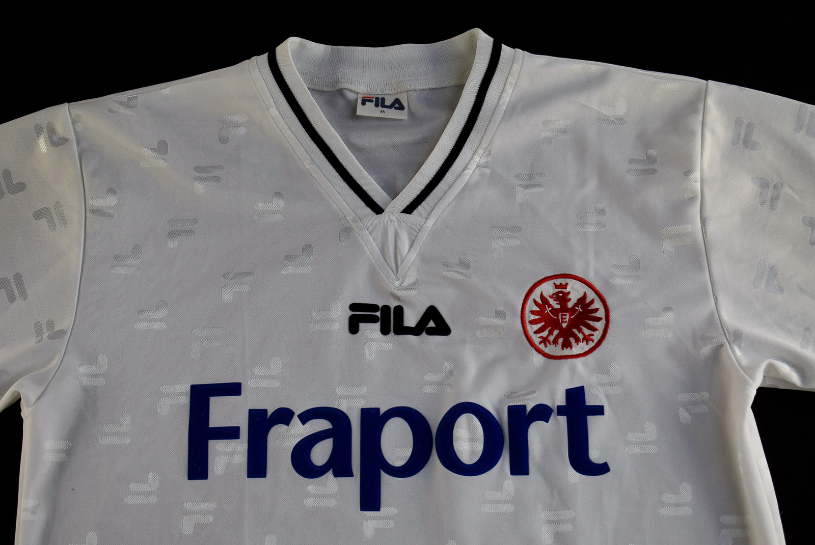Maglia Eintracht Francoforte jersey maglia maglia maglia SGE Fraport fila vintage m