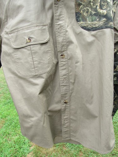 NWT CABELA'S MENS SIZE MEDIUM REG. LONG SLEEVE CAMO SHIRT SECLUSION 3D - Picture 4 of 12