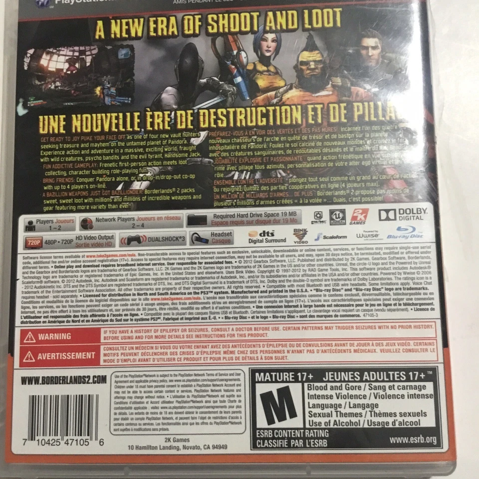 Borderlands 2  PlayStation 3 Video Game ￼Tested Working And complete￼ ￼ - Image 3 of 4