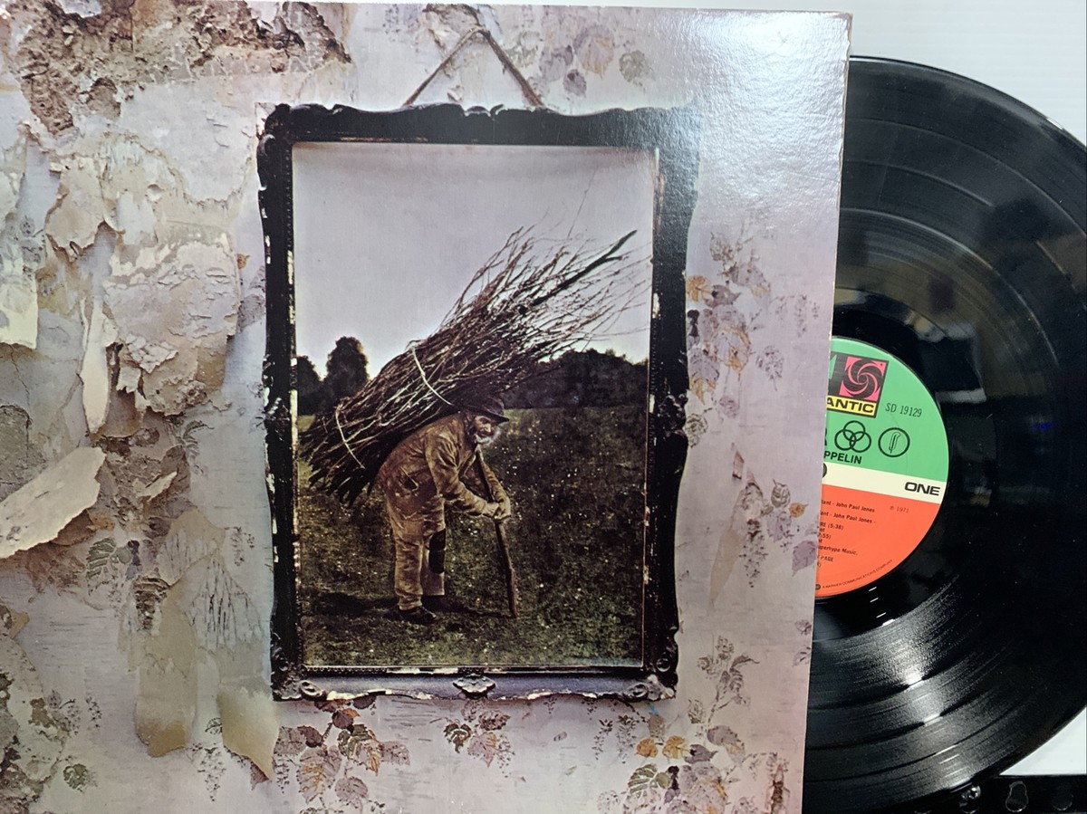 Led Zeppelin IV 4 Untitled LP 1977 Atlantic - SD 19129 Gatefold VG