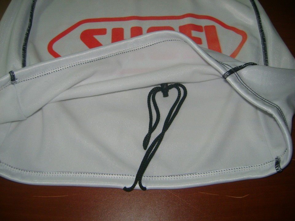 MOTORCYCLE HELMET BAG MICROFIBER SHOEI HELMET BAG CARRY HELMET DUFFLE WHITE eBay