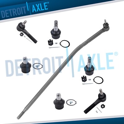 New 7pc Complete Tie Rod Center Drag Link Kit for 2006 Ford E-150 Cargo Van