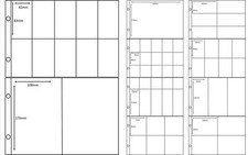 100 Glen Album Pages Cigarette Trading post Tea Cards Postcards 1 To 15 pockets