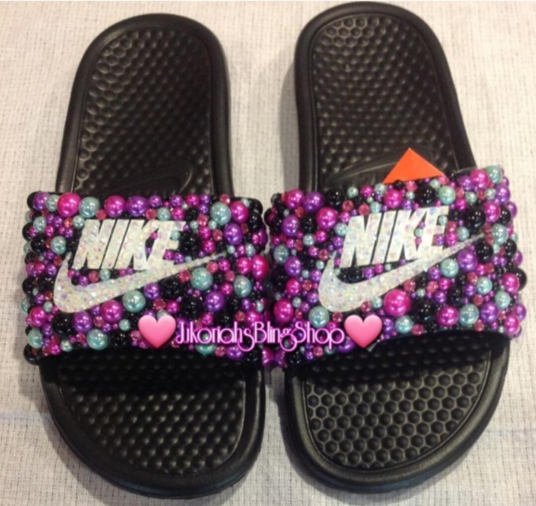Bling Nike Slides Benassi JDI